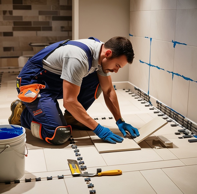 Carreleur pose carrelage